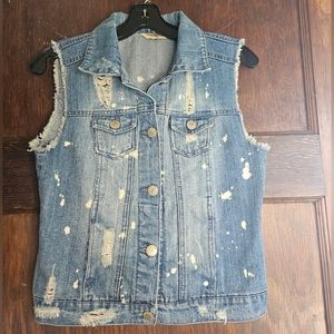 Highway Jeans Cutoff Denim Jacket - Size S